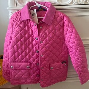 New with Tags pink barn jacket Polo